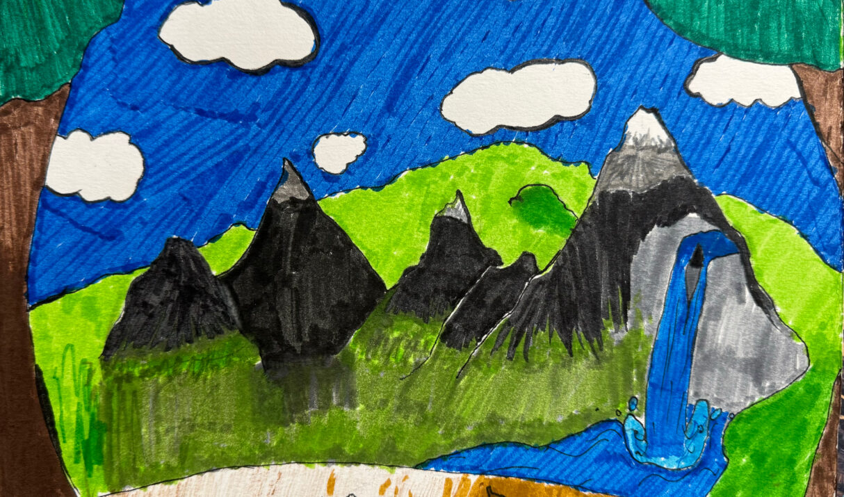 Children's artwork from Binbin's Studio in Oakville, ON